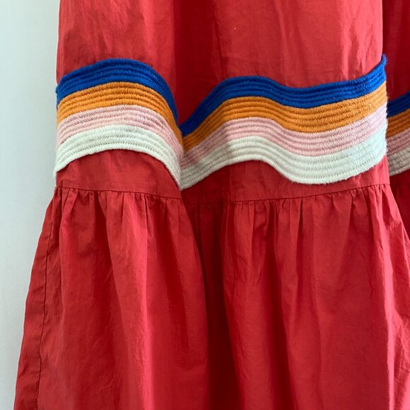 COREY LYNN CALTER THE MIRIAM WAVE DRESS in Coral - Picture 5 of 12